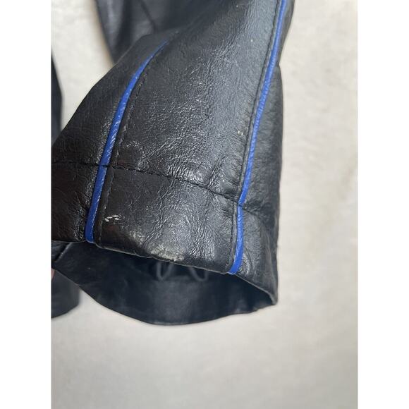 NEW Chase NASCAR Leather Jacket Mens Medium Nextel Cup Quilted Snaps (READ) - Picture 11 of 15